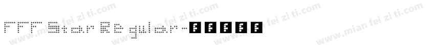 FFF Star Regular字体转换
